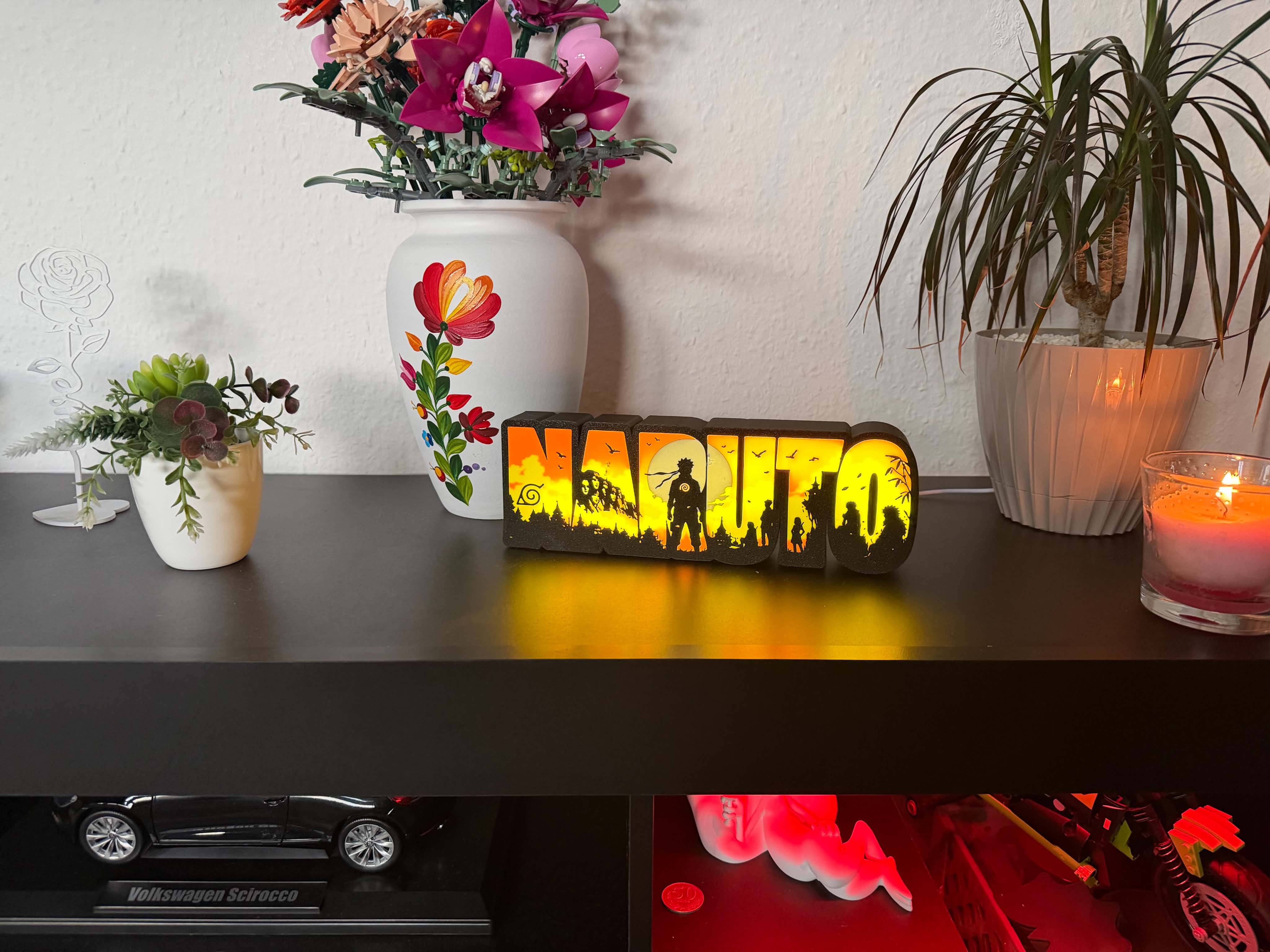 Naruto insired light up box