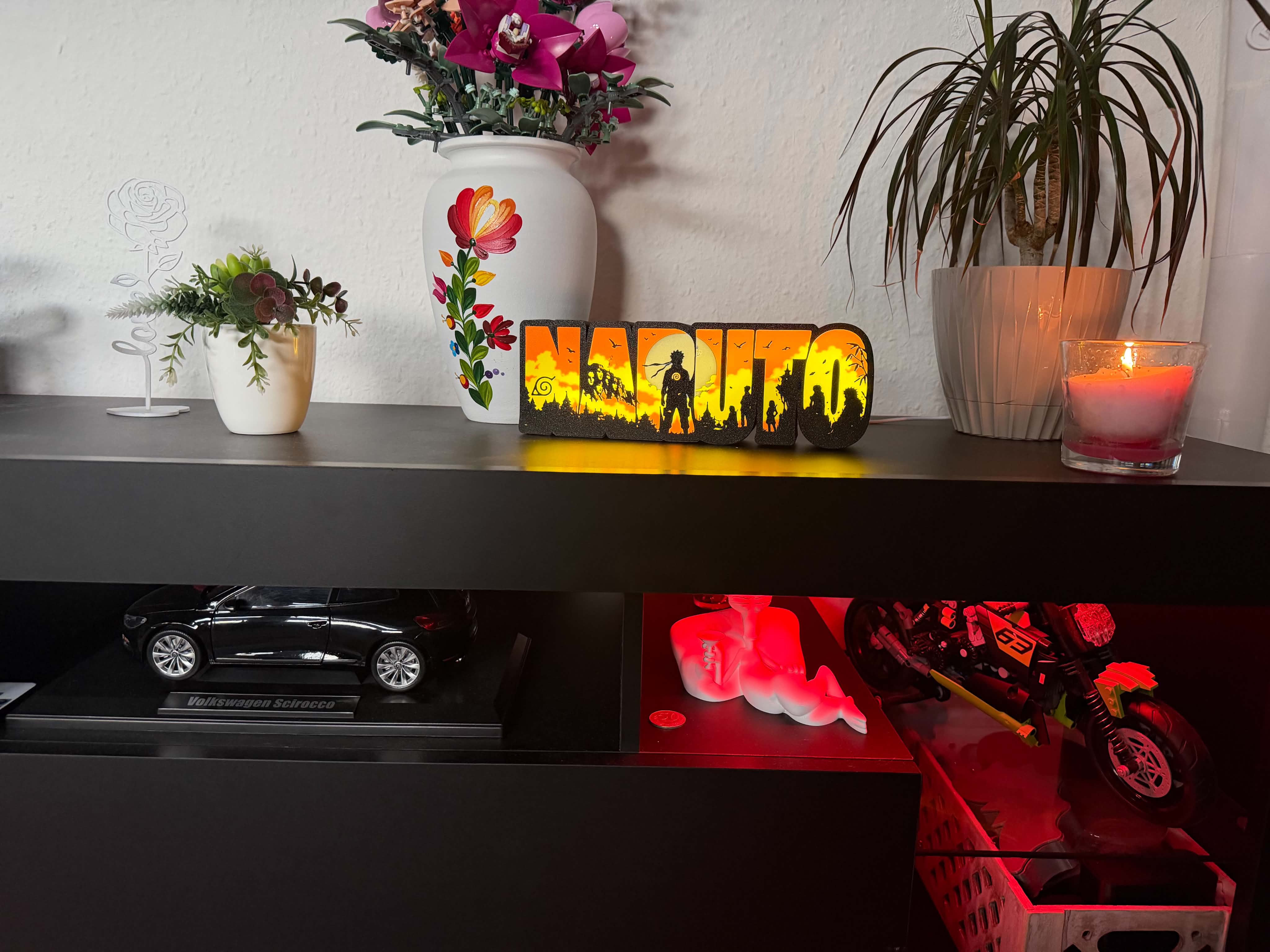Naruto insired light up box
