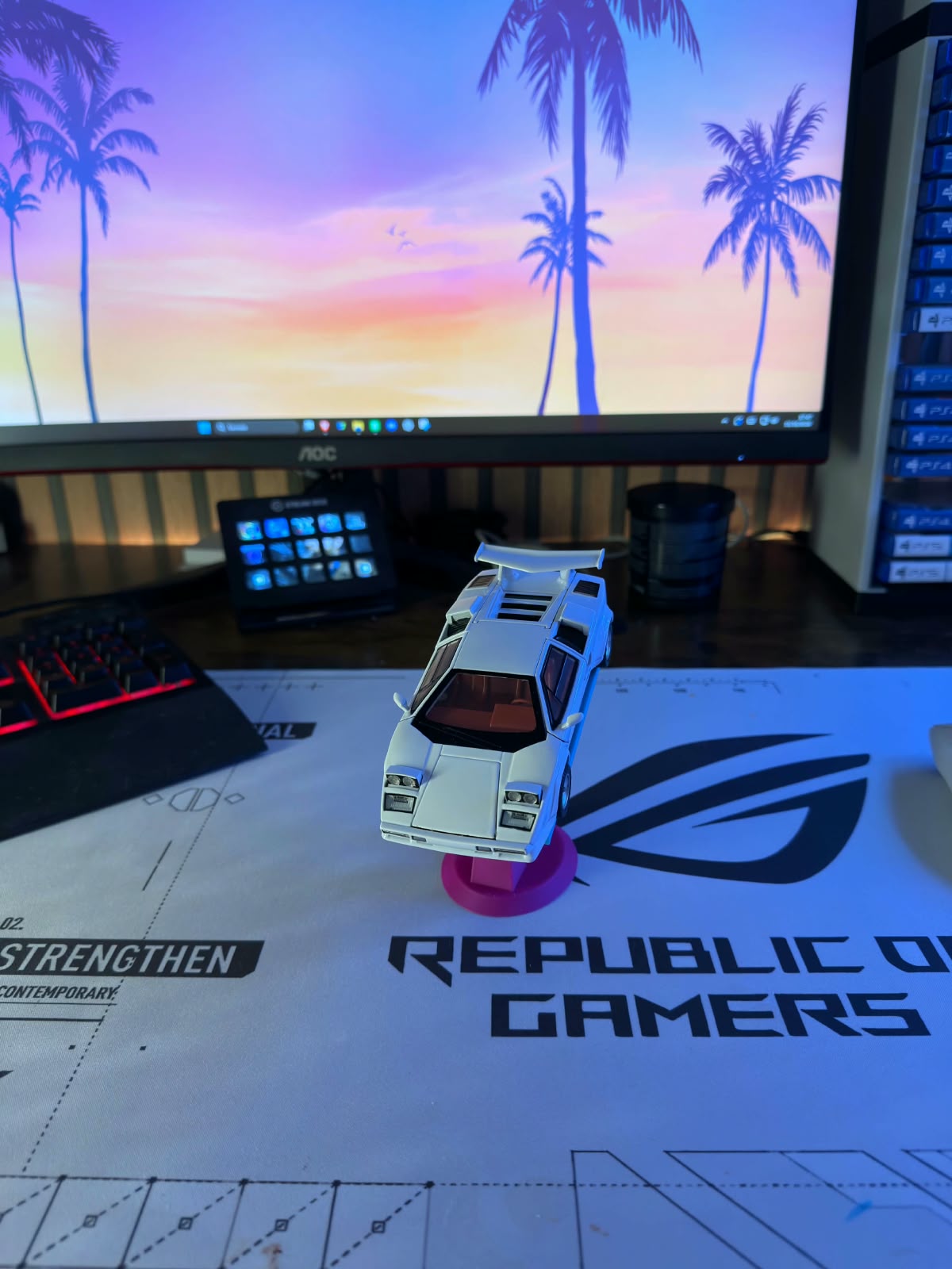 Controller stand inspired by GTA6