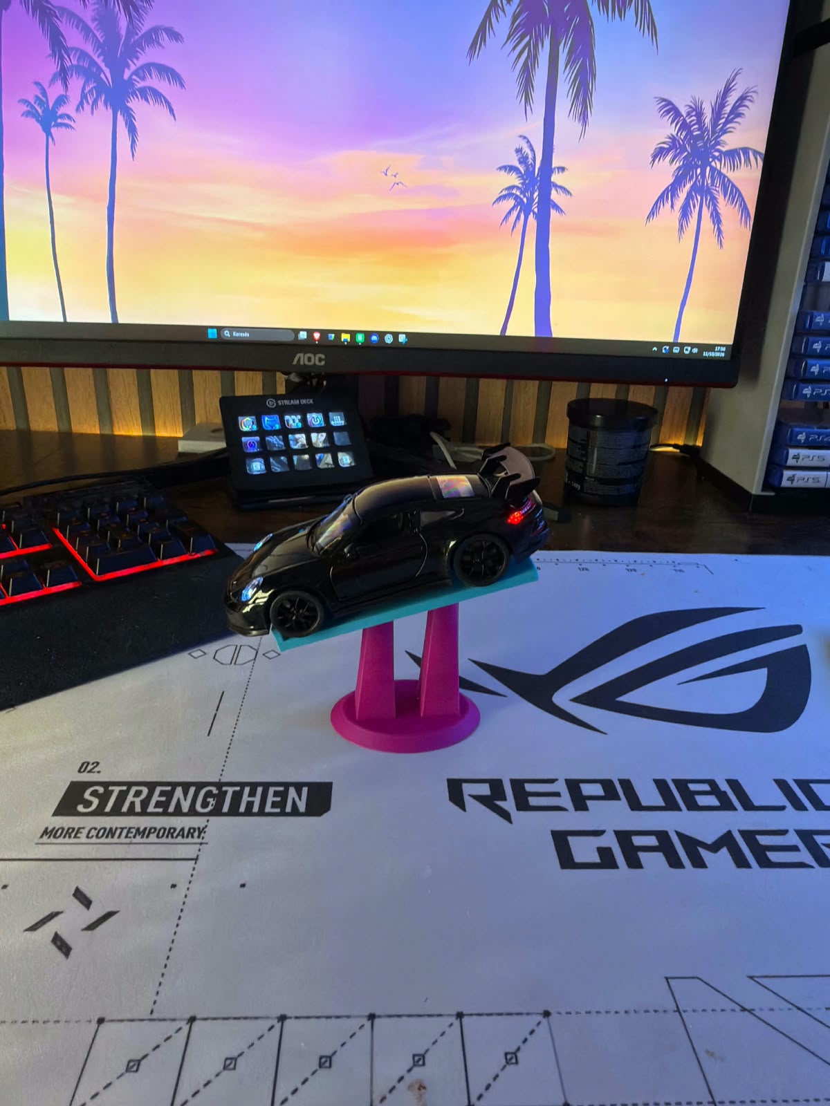 Controller stand inspired by GTA6