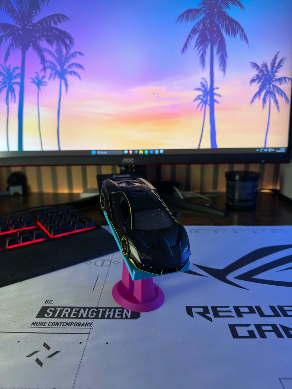 Controller stand inspired by GTA6