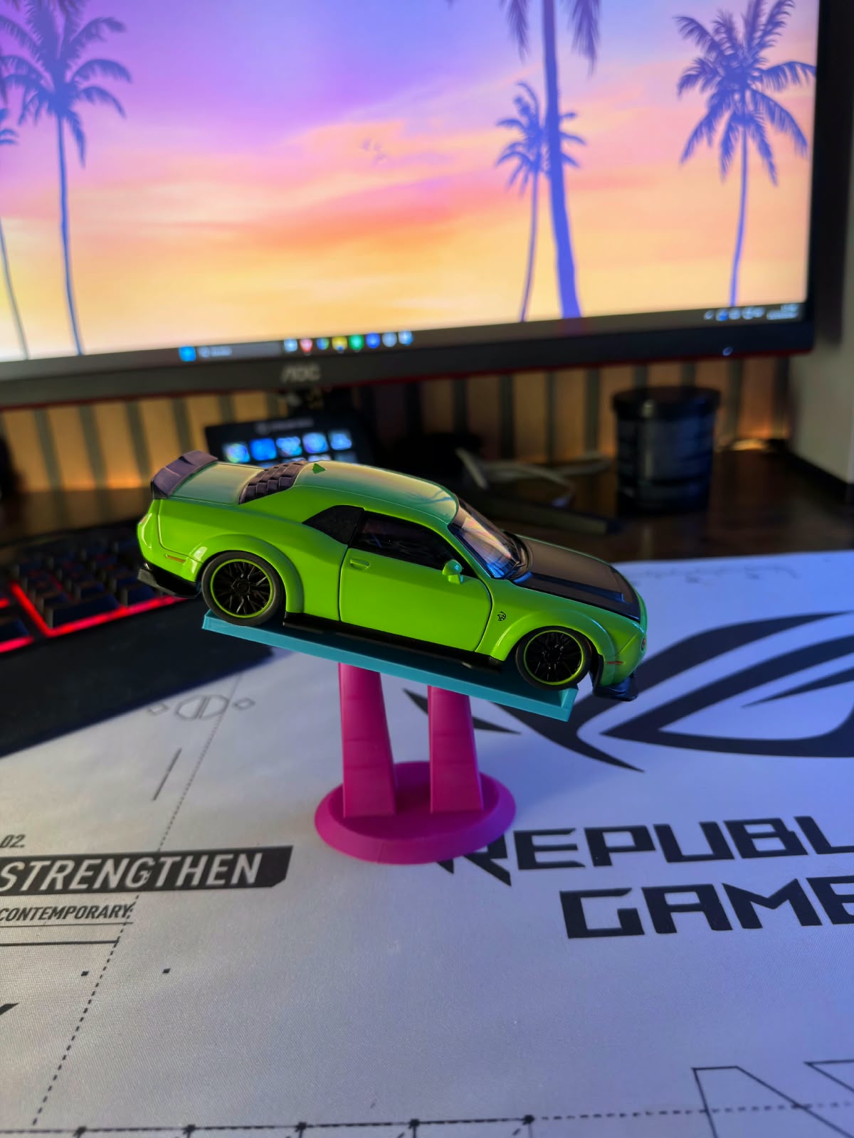 Controller stand inspired by GTA6