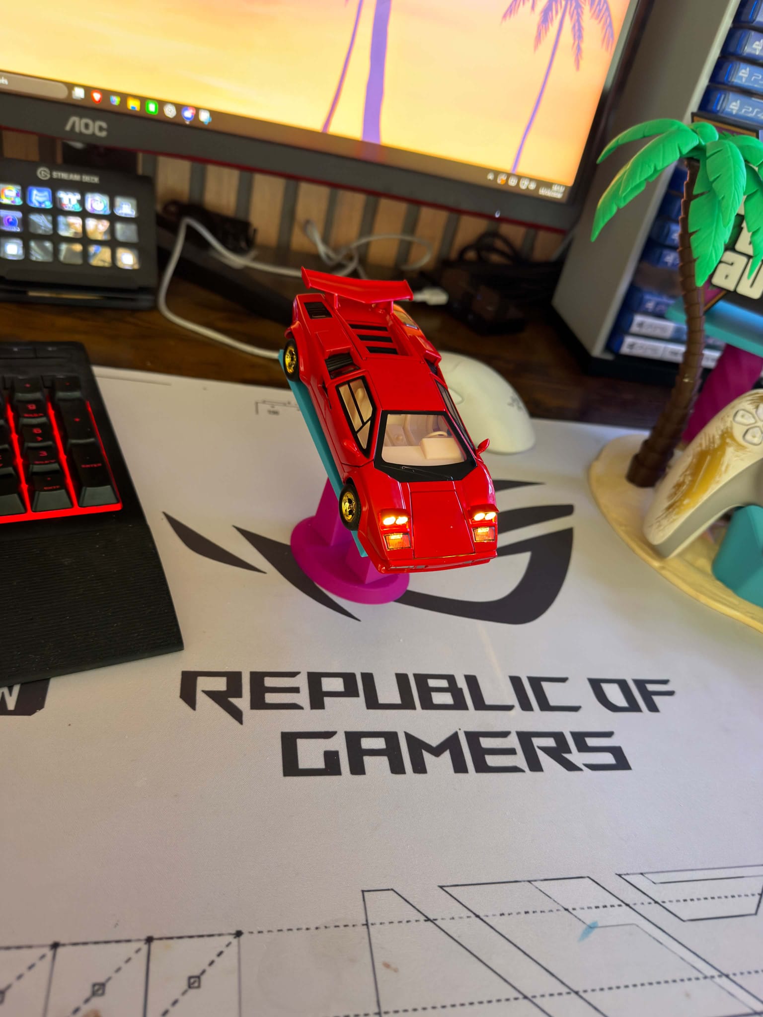 Controller stand inspired by GTA6